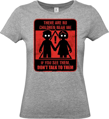 Horror Signs Shadow Children - scary, cool, awesome, horror, horror stories, creepy, horror movies, books, spooky season, Halloween, creepypastas, shadow creature, shadow figure, smile, demon, spirit, shadow person, dead, ghost, children, sign - Standard T-Shirt (Frauen)