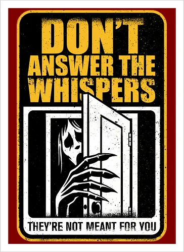 Horror Signs Whisper Darkness