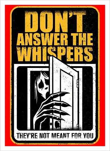 Horror Signs Whisper Darkness