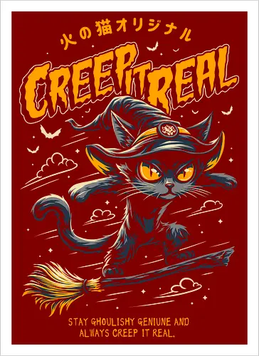 Creep it Real - Witch Cat