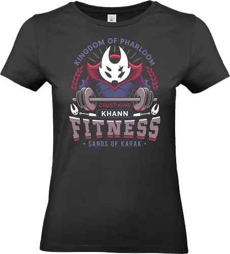 Pharloom Fitness Emblem - Bug Knight, silksong, hallownest, the knight, hollow, hornet, indie game, shade, gamer, gaming, video game, fitness, pale king, grub, sherma - Standard T-Shirt (Frauen)