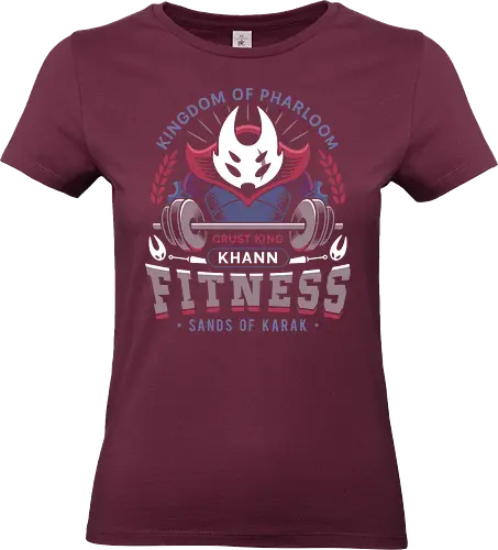 Pharloom Fitness Emblem - Bug Knight, silksong, hallownest, the knight, hollow, hornet, indie game, shade, gamer, gaming, video game, fitness, pale king, grub, sherma - Standard T-Shirt (Frauen)