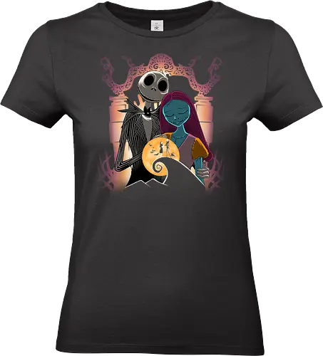 Pumpkin Patch Lovers - Jack, Sally, Nightmare, Jack Skellington - Standard T-Shirt (Frauen)