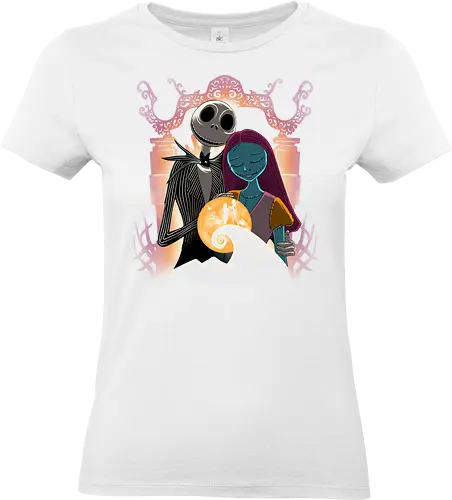 Pumpkin Patch Lovers - Jack, Sally, Nightmare, Jack Skellington - Standard T-Shirt (Frauen)