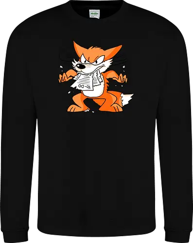 Rage Fox - Fuchs, Rage, To-Do-Liste, Wut - Sweatshirt