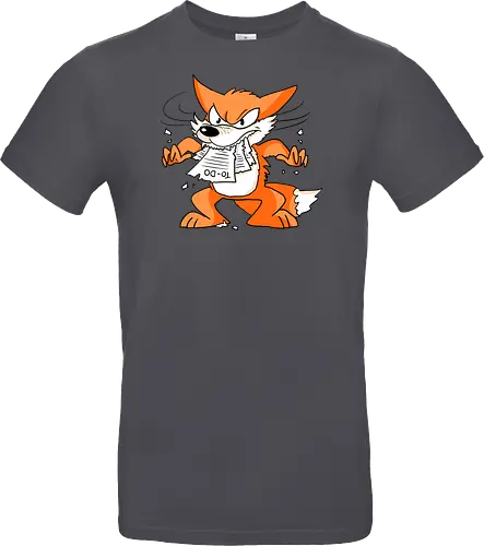 Rage Fox - Fuchs, Rage, To-Do-Liste, Wut - Standard T-Shirt