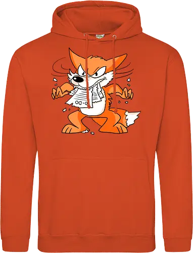 Rage Fox - Fuchs, Rage, To-Do-Liste, Wut - Standard Hoodie