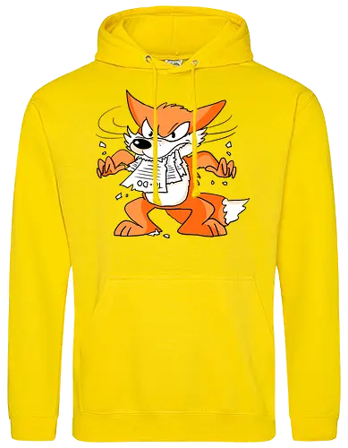 Rage Fox - Fuchs, Rage, To-Do-Liste, Wut - Standard Hoodie