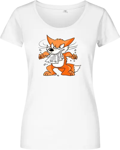 Rage Fox - Fuchs, Rage, To-Do-Liste, Wut - Damen T-Shirt
