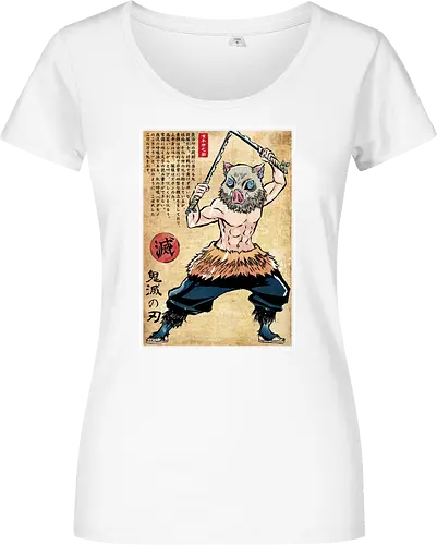 Beast breathing woodblock