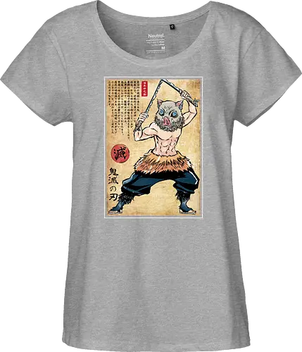 Beast breathing woodblock