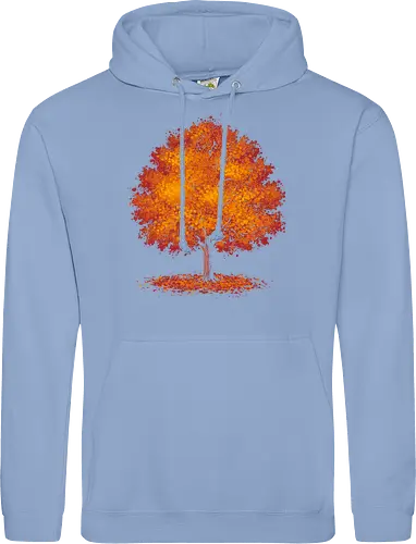 Impressionist autumn - nature, tree, leaves, forest, orange, seasons, autumn, halloween - Standard Hoodie