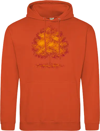 Impressionist autumn - nature, tree, leaves, forest, orange, seasons, autumn, halloween - Standard Hoodie