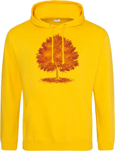 Impressionist autumn - nature, tree, leaves, forest, orange, seasons, autumn, halloween - Standard Hoodie