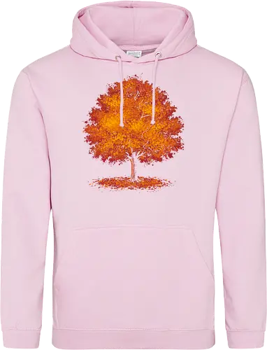 Impressionist autumn - nature, tree, leaves, forest, orange, seasons, autumn, halloween - Standard Hoodie