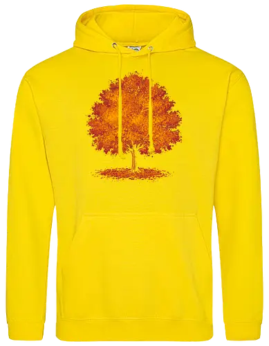 Impressionist autumn - nature, tree, leaves, forest, orange, seasons, autumn, halloween - Standard Hoodie