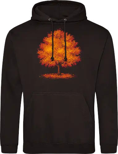 Impressionist autumn - nature, tree, leaves, forest, orange, seasons, autumn, halloween - Standard Hoodie