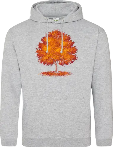 Impressionist autumn - nature, tree, leaves, forest, orange, seasons, autumn, halloween - Standard Hoodie