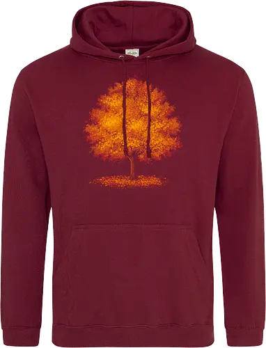 Impressionist autumn - nature, tree, leaves, forest, orange, seasons, autumn, halloween - Standard Hoodie
