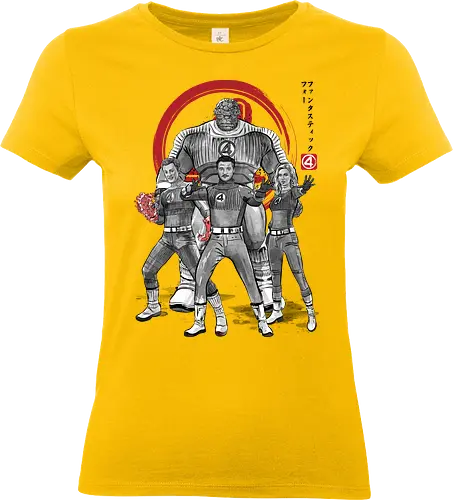 Fantastic sumi e - super heroes, comics, action movies, fantastics, four, japanese art, japan, sumi e - Standard T-Shirt (Frauen)