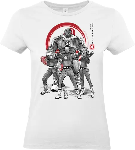 Fantastic sumi e - super heroes, comics, action movies, fantastics, four, japanese art, japan, sumi e - Standard T-Shirt (Frauen)