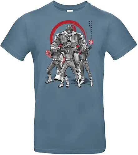 Fantastic sumi e - super heroes, comics, action movies, fantastics, four, japanese art, japan, sumi e - Standard T-Shirt