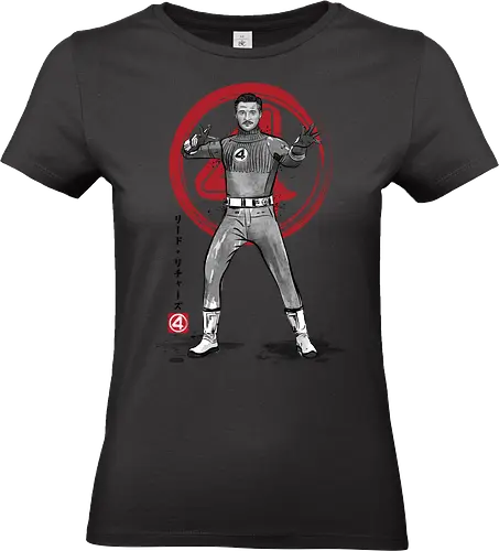 Mister fantastic sumi e - super heroes, comics, action movies, fantastics, four, japanese art, japan, sumi e - Standard T-Shirt (Frauen)