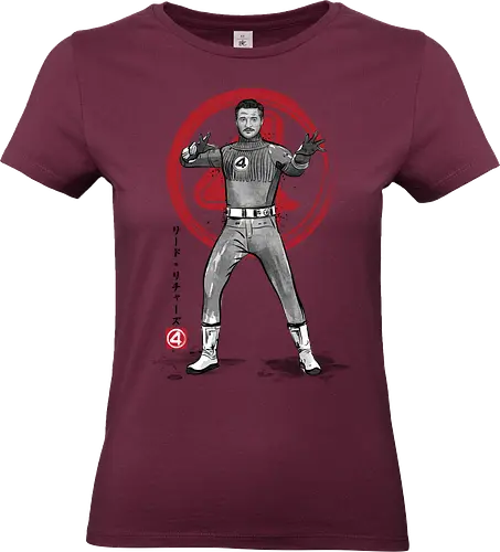 Mister fantastic sumi e - super heroes, comics, action movies, fantastics, four, japanese art, japan, sumi e - Standard T-Shirt (Frauen)