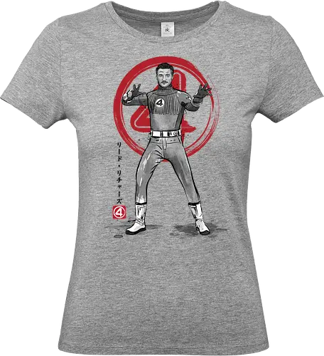 Mister fantastic sumi e - super heroes, comics, action movies, fantastics, four, japanese art, japan, sumi e - Standard T-Shirt (Frauen)