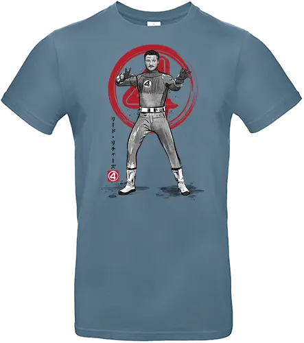 Mister fantastic sumi e - super heroes, comics, action movies, fantastics, four, japanese art, japan, sumi e - Standard T-Shirt