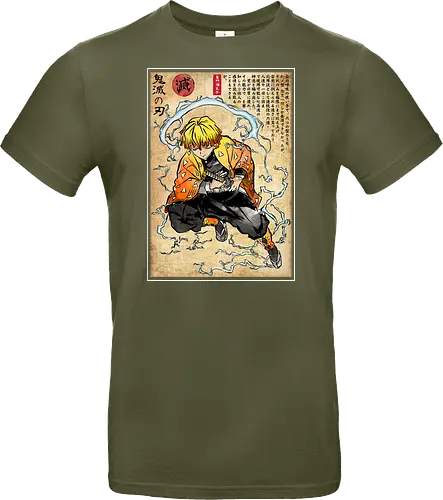Thunder breathing woodblock