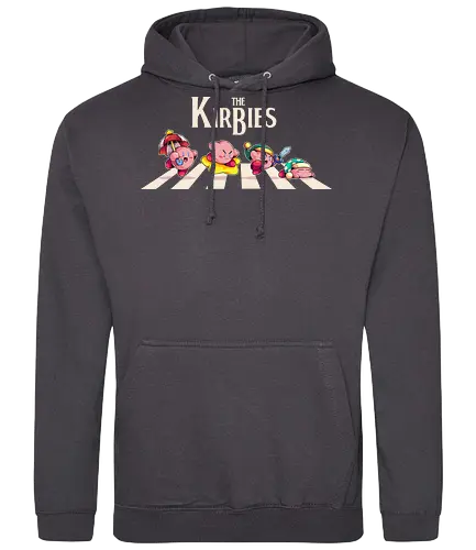 The Kirbies - Pink, games, old games, abbey road, parody, Puyo, beatles, sword - Standard Hoodie