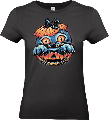 Blue Tiger Pumpkin - Movie, hunter, demons, tiger, animal, cute, animation, animated, horror, kpop, pumpkin - Standard T-Shirt (Frauen)