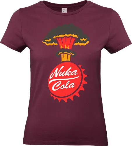 Nuka-Cola Fallout - Nuka-Cola, Fallout, video game, nuclear, apocalypse  gaming, retro-futuristic, mushroom cloud, bottle cap, wasteland  Bethesda, vault dweller, pip-boy, fan art, pop culture  geek, nerd, gamer, sci-fi, war never changes - Standard T-Shirt (Frauen)