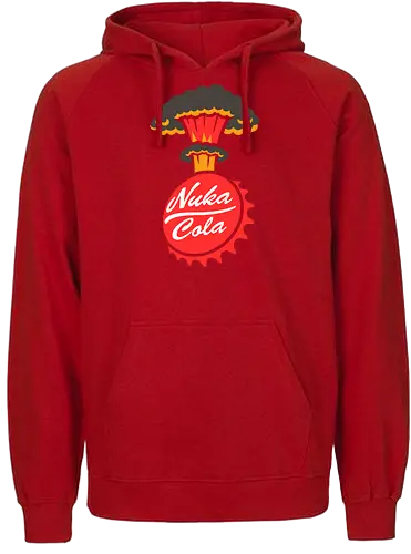 Nuka-Cola Fallout - Nuka-Cola, Fallout, video game, nuclear, apocalypse  gaming, retro-futuristic, mushroom cloud, bottle cap, wasteland  Bethesda, vault dweller, pip-boy, fan art, pop culture  geek, nerd, gamer, sci-fi, war never changes - Fairtrade Hoodie
