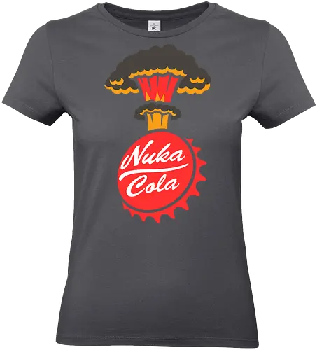 Nuka-Cola Fallout - Nuka-Cola, Fallout, video game, nuclear, apocalypse  gaming, retro-futuristic, mushroom cloud, bottle cap, wasteland  Bethesda, vault dweller, pip-boy, fan art, pop culture  geek, nerd, gamer, sci-fi, war never changes - Standard T-Shirt (Frauen)