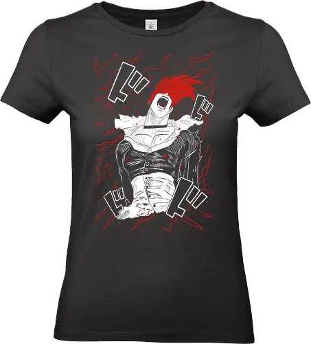 Iori Yagami - The King of Fighters - Kawaii, Anime, Manga, Tokyo, Angry, Japanese Art, Aesthetic, Manga Style, Zylixzen, Aggressive, Gamer, Otaku, Gift, Cool - Standard T-Shirt (Frauen)