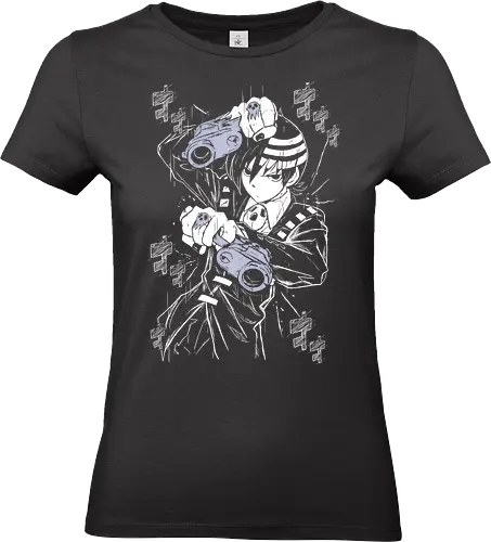 Death the Kid - Soul Eater  - Kawaii, Anime, Manga, Tokyo, Angry, Japanese Art, Aesthetic, Manga Style, Zylixzen, Aggressive, Gamer, Otaku, Gift, Cool - Standard T-Shirt (Frauen)