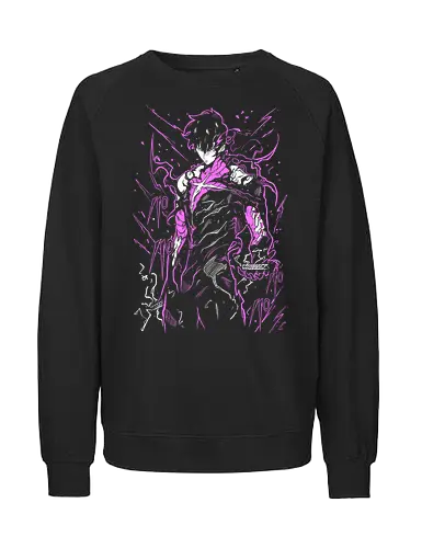 Sung Jinwoo - Solo Leveling - Kawaii, Anime, Manga, Tokyo, Angry, Japanese Art, Aesthetic, Manga Style, Zylixzen, Aggressive, Gamer, Otaku, Gift, Cool - Fairtrade Sweatshirt