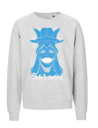 Smiley Statut - Solo Leveling  - Kawaii, Anime, Manga, Tokyo, Angry, Japanese Art, Aesthetic, Manga Style, Zylixzen, Aggressive, Gamer, Otaku, Gift, Cool - Fairtrade Sweatshirt
