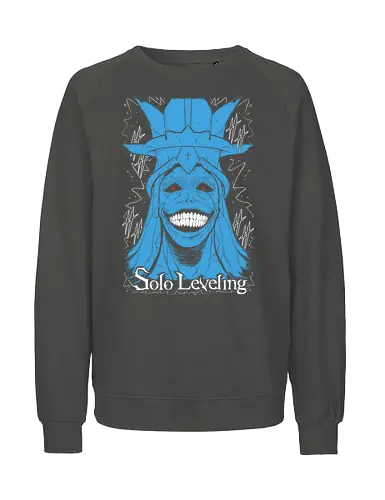Smiley Statut - Solo Leveling  - Kawaii, Anime, Manga, Tokyo, Angry, Japanese Art, Aesthetic, Manga Style, Zylixzen, Aggressive, Gamer, Otaku, Gift, Cool - Fairtrade Sweatshirt