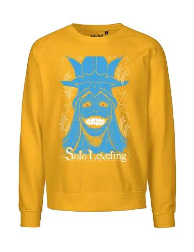 Smiley Statut - Solo Leveling  - Kawaii, Anime, Manga, Tokyo, Angry, Japanese Art, Aesthetic, Manga Style, Zylixzen, Aggressive, Gamer, Otaku, Gift, Cool - Fairtrade Sweatshirt