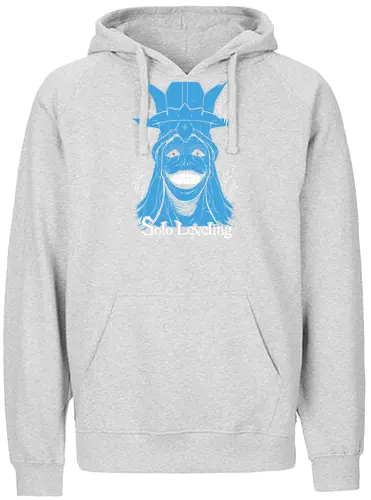 Smiley Statut - Solo Leveling  - Kawaii, Anime, Manga, Tokyo, Angry, Japanese Art, Aesthetic, Manga Style, Zylixzen, Aggressive, Gamer, Otaku, Gift, Cool - Fairtrade Hoodie