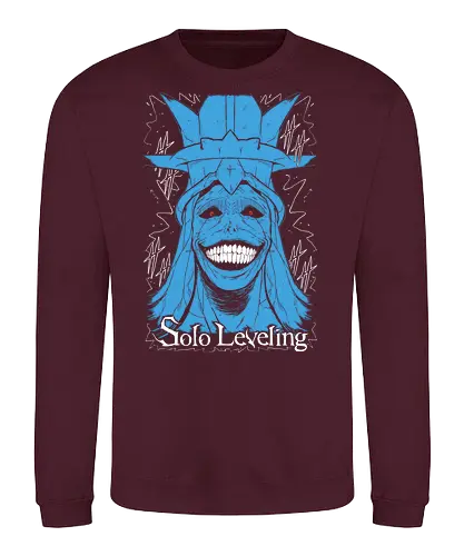 Smiley Statut - Solo Leveling  - Kawaii, Anime, Manga, Tokyo, Angry, Japanese Art, Aesthetic, Manga Style, Zylixzen, Aggressive, Gamer, Otaku, Gift, Cool - Sweatshirt