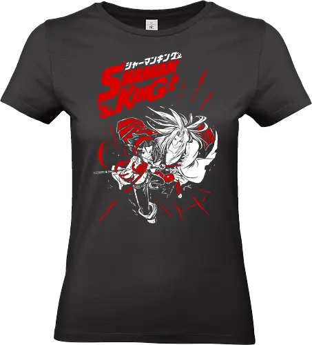 Yoh Asakura And Amidamaru - Shaman King - Kawaii, Anime, Manga, Tokyo, Angry, Japanese Art, Aesthetic, Manga Style, Zylixzen, Aggressive, Gamer, Otaku, Gift, Cool - Standard T-Shirt (Frauen)