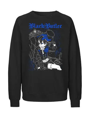 Ciel Phantomhive - Black Butler - Kawaii, Anime, Manga, Tokyo, Angry, Japanese Art, Aesthetic, Manga Style, Zylixzen, Aggressive, Gamer, Otaku, Gift, Cool - Fairtrade Sweatshirt