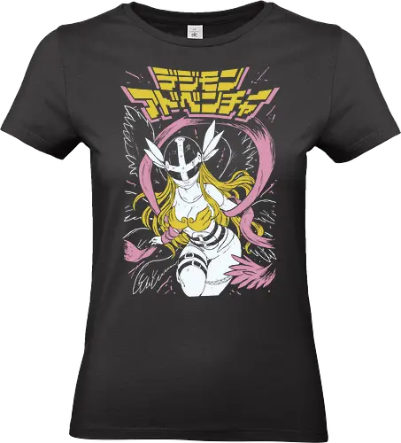 Angewomon - Digital Adventure - Kawaii, Anime, Manga, Tokyo, Angry, Japanese Art, Aesthetic, Manga Style, Zylixzen, Aggressive, Gamer, Otaku, Gift, Cool - Standard T-Shirt (Frauen)