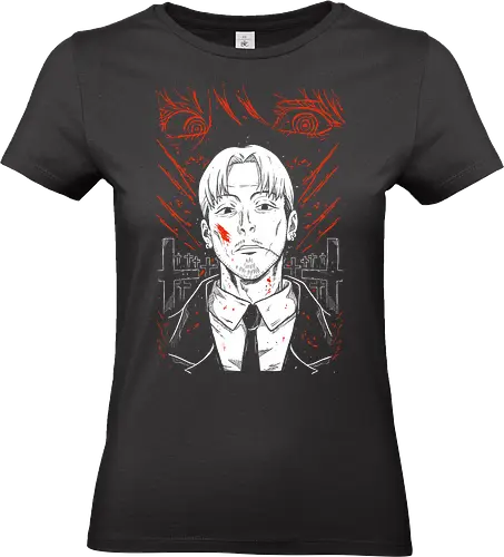 Kishibe Man - Chainsaw  - Kawaii, Anime, Manga, Tokyo, Angry, Japanese Art, Aesthetic, Manga Style, Zylixzen, Aggressive, Gamer, Otaku, Gift, Cool, Horror - Standard T-Shirt (Frauen)