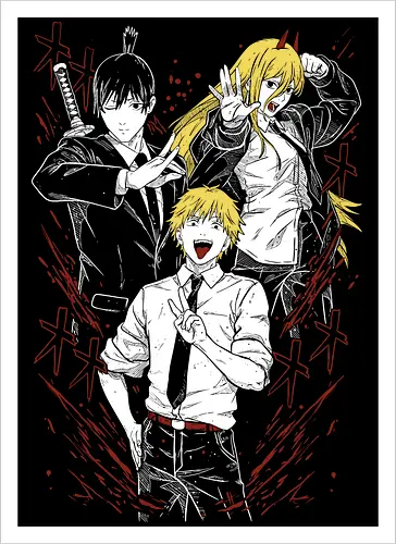 Chainsaw - (Denji-Power-Aki Hayakawa) Man