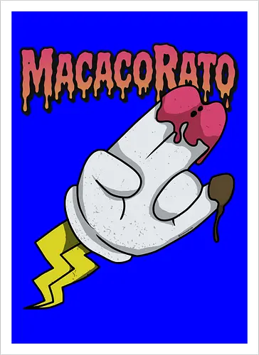 MACACORATO - Strawberry and Chocolate Flavor - Pop Lowbrow Kunst